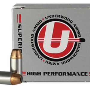 Underwood 40 S&W Ammo 200 Grain Nosler Jacketed Hollow Point Box of 20