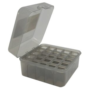 MTM Dual Gauge Flip Top Shotshell Box 12 or 20 Gauge 2-3/4" and 3" 25-Round