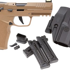 Sig Sauer P322 TACPAC 22 Long Rifle Pistol 4" Threaded Barrel 20+1 Round Coyote