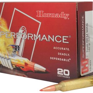 Hornady Superformance 7mm Remington Magnum Ammo 162 Grain Hornady SST (Super Shock Tip) Polymer Tip Box of 20