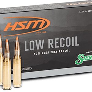 HSM Low Recoil 6.5 Creedmoor Ammo 140 Grain Polymer Tip Box of 20