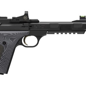 Browning Buck Mark Contour Pro 22LR Pistol 5.9" Threaded Barrel 10+1 Round Black Slide Gray/Black Grip Black Frame