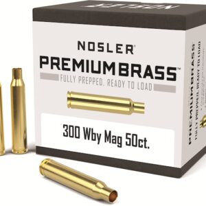 Nosler Custom 300 Weatherby Magnum Brass Box of 50