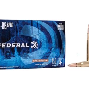 Federal Power-Shok 30-06 Springfield Ammo 150 Grain Jacketed Soft Point
