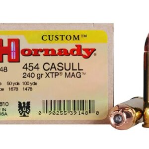 Hornady Custom 454 Casull Ammo 240 Grain Hornady XTP Jacketed Hollow Point Box of 20