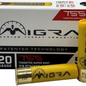 Migra Custom Turkey 20 Gauge Ammo 3" #7 and #9 TSS Shot 1-5/8 oz Box of 5